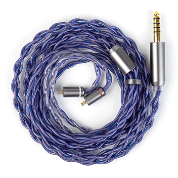 【KBEAR Neon】4-Strand 5N High-purity OFC HiFi Upgraded Cable Thick-Core High-Conductivity | Punchy Bass - KEEPHIFI