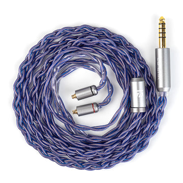 【KBEAR Neon】4-Strand 5N High-purity OFC HiFi Upgraded Cable Thick-Core High-Conductivity | Punchy Bass - KEEPHIFI