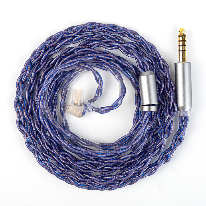 【KBEAR Neon】4-Strand 5N High-purity OFC HiFi Upgraded Cable Thick-Core High-Conductivity | Punchy Bass - KEEPHIFI