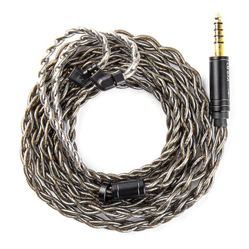 【KBEAR DarkJade】 4 Strands 252 Cores Silver-plated copper HIFI Upgrade Cable Next-Level Clarity, Elevated Sound - KEEPHIFI
