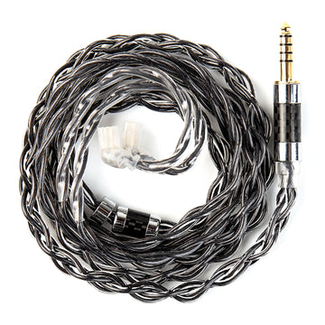 【KBEAR Obsidian】Graphene & 6N OCC Hybrid Conductor Upgraded Cable, Hi-Resolution HiFi Earphone Cable - KEEPHIFI