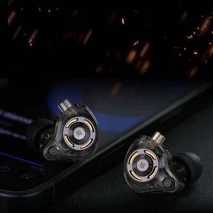 【KZ Gale】HiFi Deep Bass Comfort-Fit Earbuds for Gaming, Super-Linear Driver IEM for Gaming