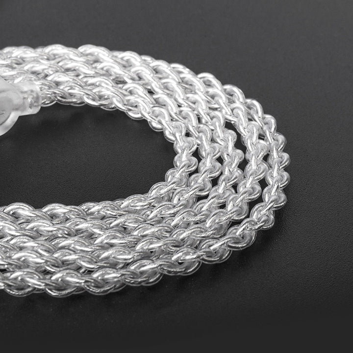 【KBEAR Refreshing——Clearance】4 Strands 5N Silver-plated OFC Upgraded Cables 1.2M Long - KEEPHIFI