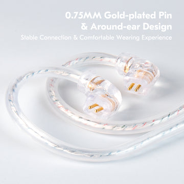 【CCZ C05】1.5M OFC Silver Plated Upgraded Cable, Noise-canceling and High Fidelity - KEEPHIFI