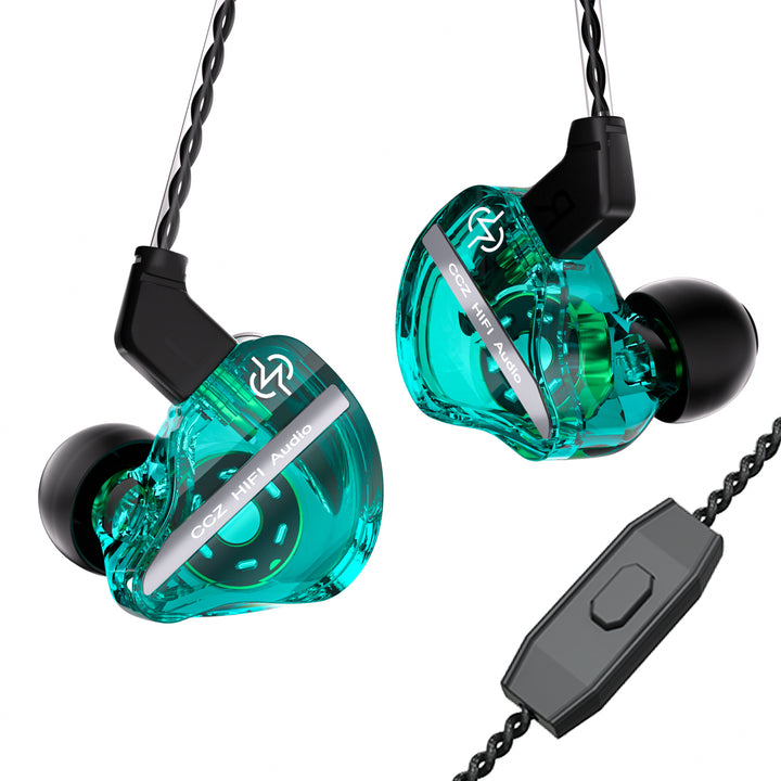 【CCZ DC01 Pro】 In Ear Monitor for Singer Musicians, Professional IEM Earphones, iems for Gaming, Heavy Bass Wired Earbuds - KEEPHIFI