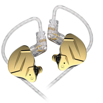 【KZ ZSN Pro X】 in Ear Monitor, Wired Gaming Earbuds, HiFi KZ in Ear Headphones with Hybrid Dual Driver 1BA 1DD High Fidelity Musicians IEM Earphones - KEEPHIFI