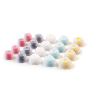 【KBEAR 07】 Silicone upgraded Eartips Noise Isolating Sound Improving with S/M/MS/L - KEEPHIFI