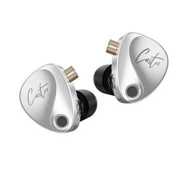 【KZ Castor】 Best Sound Quality Earphones Headphones 2 DD In Ear High-end Tunable Balanced Armature Wired Earphones Monitor Cancelling Earbuds IEM - KEEPHIFI
