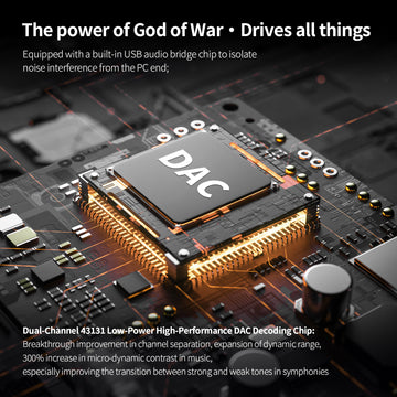 【TRI Third Eye TK1】Portable Lossless DAC/AMP, HiFi Headphone Amplifier, Portable USB DAC Lossless Mini Audio Amps - KEEPHIFI