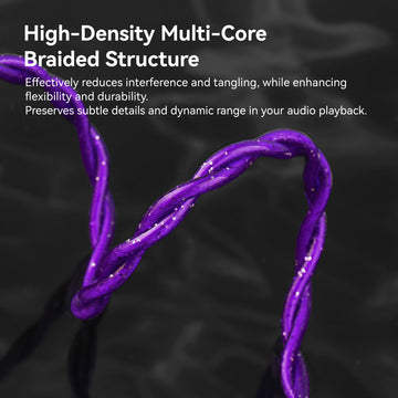 【KBEAR Zi Xiao】Upgraded Cable 201-core Hybrid Braided Structure Earphone Upgraded Cable Resolution Upgrade & Precision Transmission - KEEPHIFI