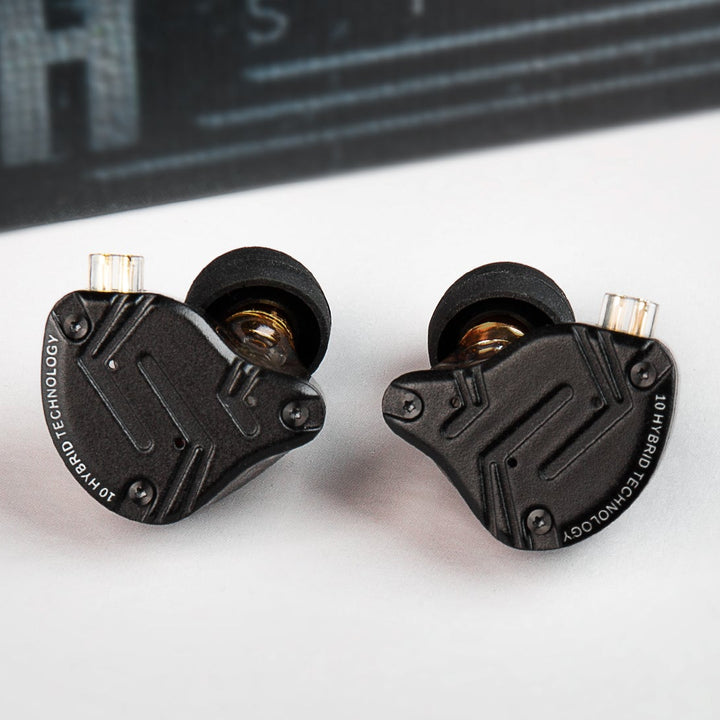 【KZ ZS10 Pro X】 1DD+4BA In-ear Monitor Hybrid Driver Earphone HiFi Bass Headphone Music Game Headset Wired Sports Earbud - KEEPHIFI