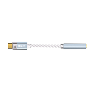 【KBEAR Moondust KW8——Clearance】8-Strand OCC Type-C to 3.5mm Decoding Adapter, Pure HiFi Sound Quality - KEEPHIFI