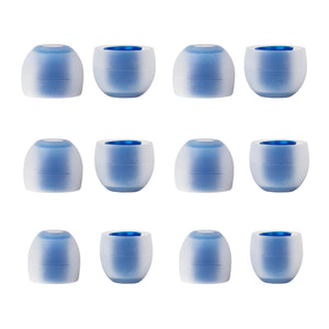 【KBEAR New 135 Silicone Eartips】 – Wide-Bore 3.9mm Golden Channel, High-Frequency Transparency, Expansive Soundstage, Liquid-Like Texture, S/M/L Sizes, Deep Blue/Fresh Green/Steady Black (High-Transient Energy, Effortless Comfort, Easy Maintenance) - KEEPHIFI