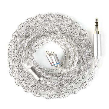 【KBEAR Glitter】Pure Silver + Furukawa High-Purity Copper Hi-Fi Headphone Upgrade Cable, For the Discerning Audiophile - KEEPHIFI