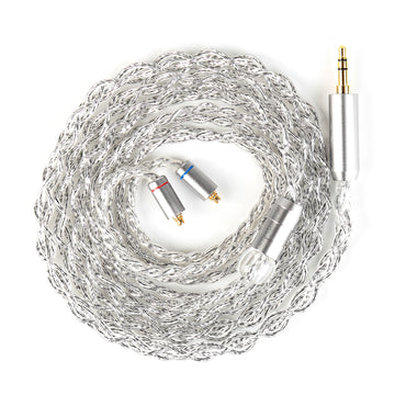 【KBEAR Glitter】Pure Silver + Furukawa High-Purity Copper Hi-Fi Headphone Upgrade Cable, For the Discerning Audiophile - KEEPHIFI