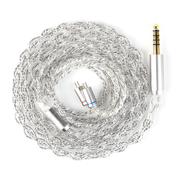 【KBEAR Glitter】Pure Silver + Furukawa High-Purity Copper Hi-Fi Headphone Upgrade Cable, For the Discerning Audiophile - KEEPHIFI