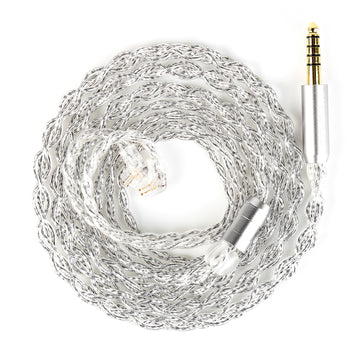 【KBEAR Glitter】Pure Silver + Furukawa High-Purity Copper Hi-Fi Headphone Upgrade Cable, For the Discerning Audiophile - KEEPHIFI