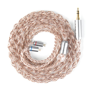 【KBEAR Glitter】Pure Silver + Furukawa High-Purity Copper Hi-Fi Headphone Upgrade Cable, For the Discerning Audiophile - KEEPHIFI