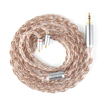 【KBEAR Glitter】Pure Silver + Furukawa High-Purity Copper Hi-Fi Headphone Upgrade Cable, For the Discerning Audiophile - KEEPHIFI