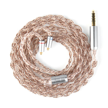 【KBEAR Glitter】Pure Silver + Furukawa High-Purity Copper Hi-Fi Headphone Upgrade Cable, For the Discerning Audiophile - KEEPHIFI