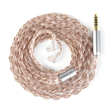 【KBEAR Glitter】Pure Silver + Furukawa High-Purity Copper Hi-Fi Headphone Upgrade Cable, For the Discerning Audiophile - KEEPHIFI