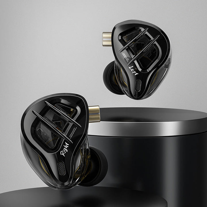 【KZ ZAR】 in-Ear Monitor Headphones 7BA+1DD Hybrid 8 Drivers Earbuds Stereo Sound HiFi Bass Noise Isolation Earphones Headphones for Professional Musicians