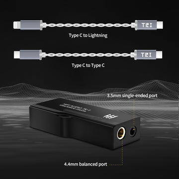 【TRI Third Eye TK1】Portable Lossless DAC/AMP, HiFi Headphone Amplifier, Portable USB DAC Lossless Mini Audio Amps - KEEPHIFI