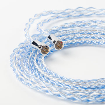 【KBEAR T3】 Decoding Upgrade Cable Oxygen-free Copper plated with 5N Silver Cable 8-core High purity 1.2m Long MMCX/TFZ/2PIN to Type C - KEEPHIFI