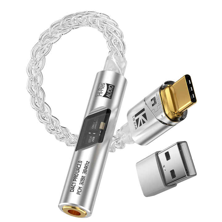 【KBEAR DAC1 PRO】 USB-C to 3.5mm Dongle DAC  CX31993 DAC + MAX97220 Amp | Hi-Res Certified