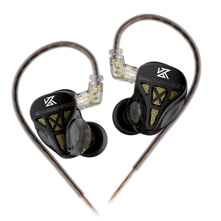 【KZ DQS】 Single Dynamic In-Ear Monitor – 5μm Diaphragm, 0.15mm Ultra-Narrow Magnetic Gap, High-Precision 4-Layer Voice Coil,