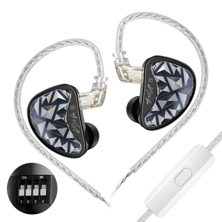 【KZ AS24 Pro】12BA Drivers In-Ear Monitor, Tunable HiFi IEM, Wired Earbuds with Detachable Cable for Audiophile