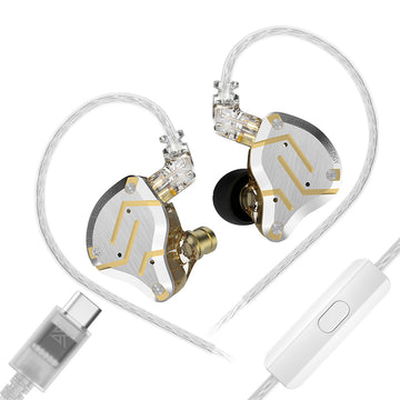 【KZ ZS10 Pro】4BA+1DD Hybrid In Ear Monitors Headphones - KEEPHIFI