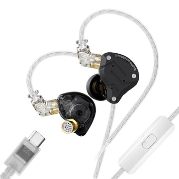 【KZ ZS10 Pro】4BA+1DD Hybrid In Ear Monitors Headphones - KEEPHIFI
