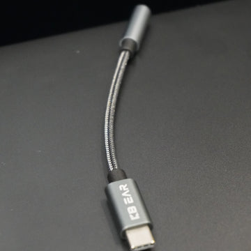 【KBEAR Moondust KW8——Clearance】8-Strand OCC Type-C to 3.5mm Decoding Adapter, Pure HiFi Sound Quality - KEEPHIFI