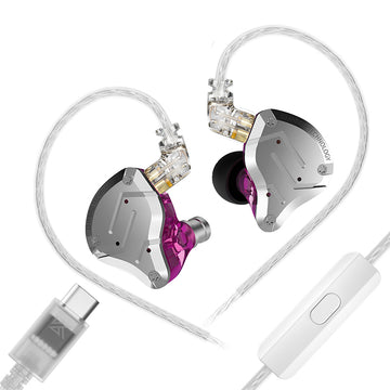 【KZ ZS10 Pro】4BA+1DD Hybrid In Ear Monitors Headphones - KEEPHIFI