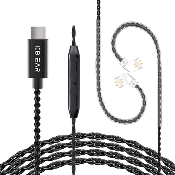 【KBEAR CX01】Type C OFC HiFi Upgrade Cable Bring HIFI Sound for Phone - KEEPHIFI