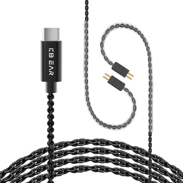 【KBEAR CX01】Type C OFC HiFi Upgrade Cable Bring HIFI Sound for Phone, 2M/1.5M Long, 2PIN/QDC/TFZ - KEEPHIFI