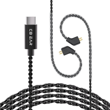 【KBEAR CX01】Type C OFC HiFi Upgrade Cable Bring HIFI Sound for Phone, 2M/1.5M Long, 2PIN/QDC/TFZ - KEEPHIFI