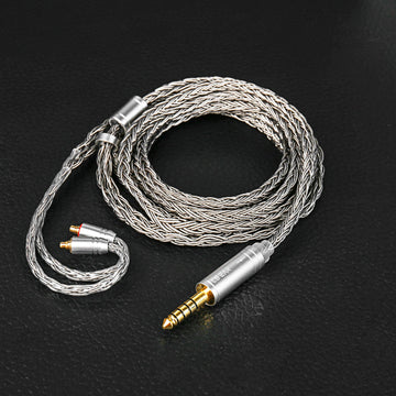 【KBEAR ST24 Plus JunTian】 5N OCC Silver-Plated HiFi Earphone Upgraded Cable Earbuds Cables, 2M Long Cable - KEEPHIFI