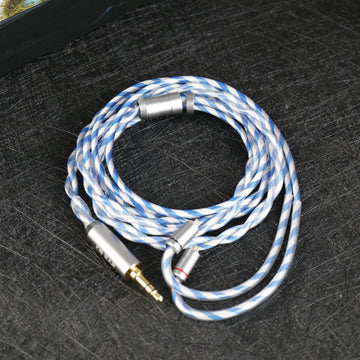 【KBEAR Frost——Clearance】6N 2-Strand Twisted-Pair 71-Core OCC Gold-plated HiFi Earphone Upgrade Cable - KEEPHIFI
