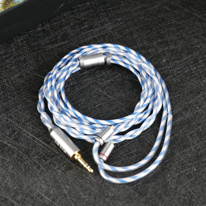 【KBEAR Frost——Clearance】6N 2-Strand Twisted-Pair 71-Core OCC Gold-plated HiFi Earphone Upgrade Cable