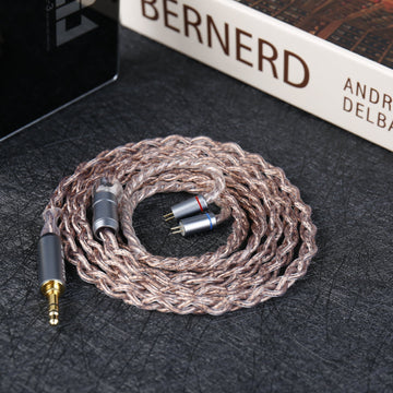 【KBEAR Glitter——Clearance】Pure Silver + Furukawa High-Purity Copper Hi-Fi Headphone Upgrade Cable - KEEPHIFI