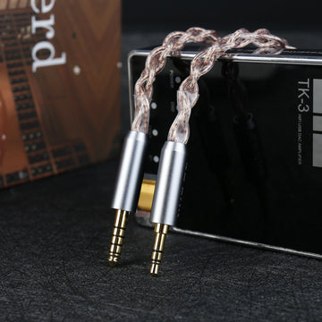 【KBEAR Glitter——Clearance】Pure Silver + Furukawa High-Purity Copper Hi-Fi Headphone Upgrade Cable - KEEPHIFI
