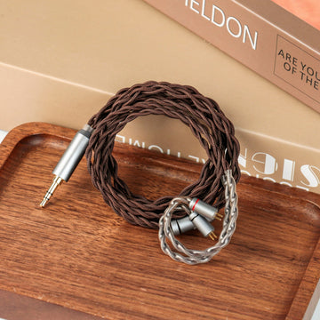 【KBEAR YUAN】 25AWG OCC Silver-Plated Cable – Cross-Braid for Balanced, Smooth & Pure IEM Sound (MMCX/2Pin/QDC, 3.5mm/4.4mm) - KEEPHIFI