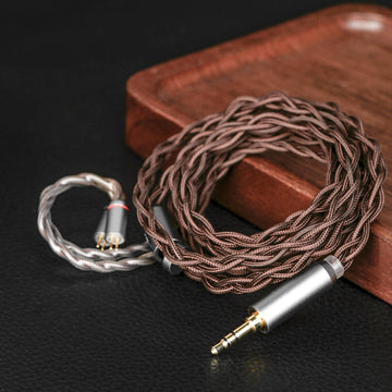 【KBEAR YUAN】 25AWG OCC Silver-Plated Cable – Cross-Braid for Balanced, Smooth & Pure IEM Sound (MMCX/2Pin/QDC, 3.5mm/4.4mm) - KEEPHIFI
