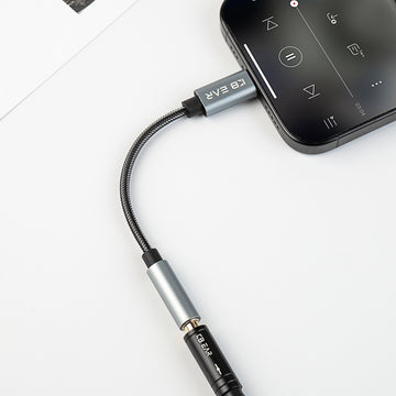 【KBEAR Shadow】 Type C to 3.5mm Decoding Adapter HIFI Lossless Sound - KEEPHIFI