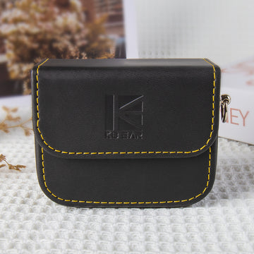 【KBEAR BP02】 Headphone Leather Bag Storage Earphone Bag Earbuds Leather Case - KEEPHIFI