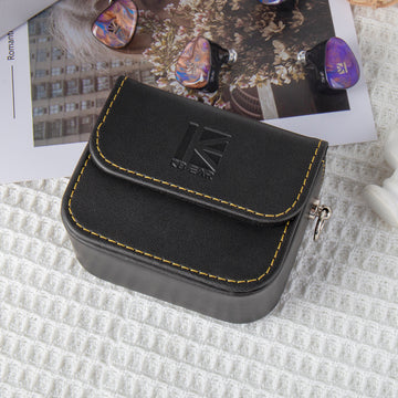 【KBEAR BP02】 Headphone Leather Bag Storage Earphone Bag Earbuds Leather Case - KEEPHIFI