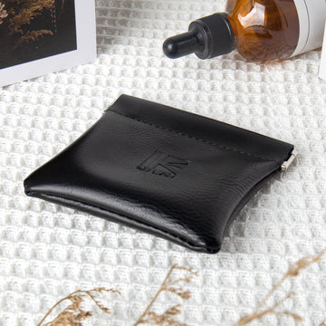 【KBEAR BP01】 Earphones Storage Bag Headphone Accessory Earbuds Leather Case - KEEPHIFI