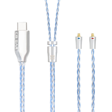 【KBEAR T3 Plus——Clearance】5N 8-core OFC Copper Plated Type C Decoding Upgrade Cable 1.2m Long - KEEPHIFI